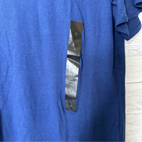 🌈 banana republic NWT navy flutter sleeve t shirt size S - Picture 2 of 6